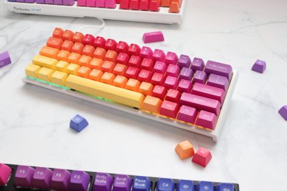 Капачки за механична клавиатура Ducky Afterglow, 108-Keycap Set ABS, Double-Shot, US Layout