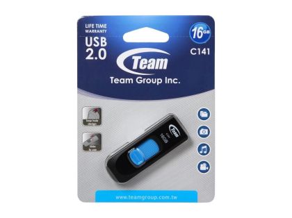 USB памет Team Group C141 16GB, USB 2.0, Син