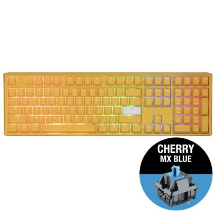 Mechanical Keyboard Ducky One 3 Yellow Full-Size, Cherry MX Blue