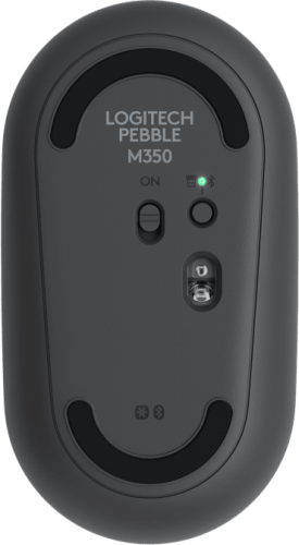 Безжична оптична мишка LOGITECH Pebble M350, Графит, USB