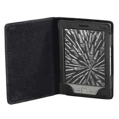 Hama "Arezzo" eBook Case for Kindle WiFi/Paperwhite and Kobo Touch/Glo, black