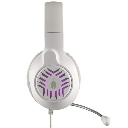Геймърски слушалки Spartan Gear Medusa, Микрофон, Бял