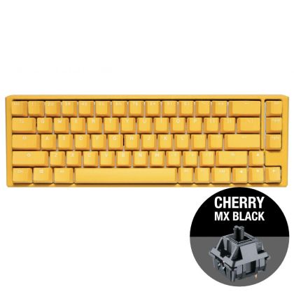 Mechanical Keyboard Ducky One 3 Yellow SF 65%, Cherry MX Black