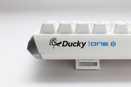 Mechanical Keyboard Ducky One 3 Pure White TKL Hotswap Cherry MX Blue, RGB, PBT Keycaps