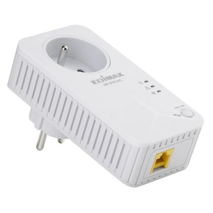 PowerLine adapter EDIMAX HP-6101ACK  600Mbps, Ethernet with Power Socket, Twin Pack