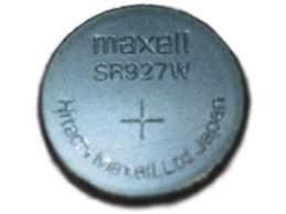 Бутонна батерия сребърна MAXELL SR-927 SW /395/399/  AG7   1.55V