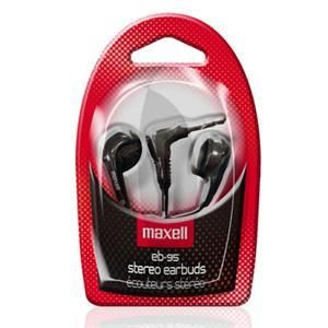 Earphones MAXELL color BUDS EB-95, In-Ear, Black