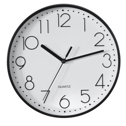 Стенен часовник Hama PG-220, Тих, 22 см, Черен