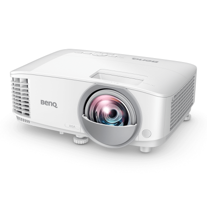Видеопроектор BenQ MX808STH, DLP, XGA, 3600 ANSI, 20 000:1, Късофокусен, бял