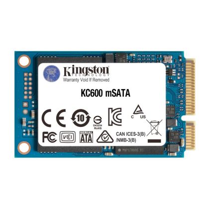 Solid State Drive (SSD) KINGSTON KC600, 1024GB, mSATA