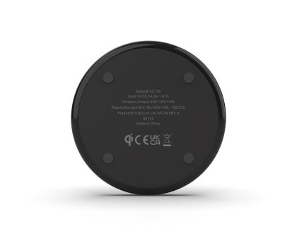 Безжично зарядно устройство RAPOO XC105, Qi, 5W/7.5W/10W, Черен