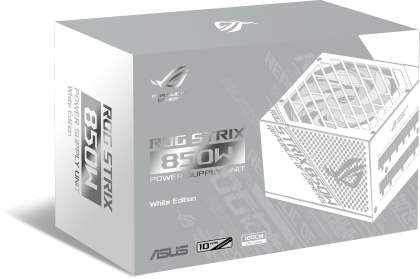 Захранващ блок ASUS ROG STRIX 850W White Edition 80+ Gold, Fully Modular