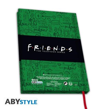 Тефтер ABYSTYLE FRIENDS Friends, A5, 180 страници