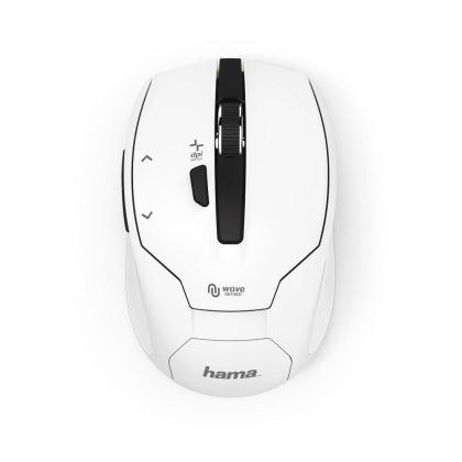 Безжична оптична мишка HAMA Milano, USB, 2400dpi, 2.4GHz RF, Бял