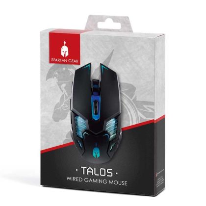 Gaming Mouse Spartan Gear Talos, Black