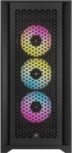 Case Corsair iCUE 5000D RGB Airflow Mid Tower, Tempered Glass, Black
