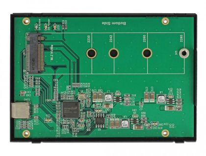 Външно чекмедже Delock, За M.2 NVMe PCIe SSD, USB-C 3.1 Gen 2, 2.5&Prime;