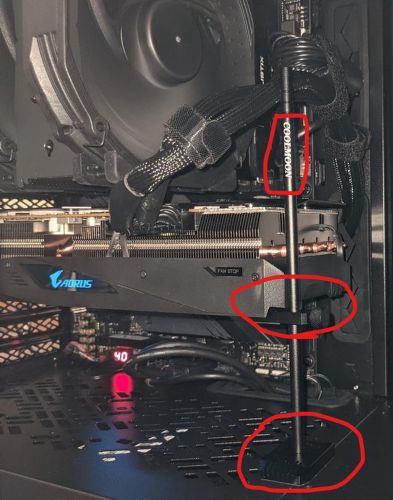 COOLMOON Graphics Card GPU Brace Support