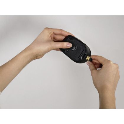Безжична оптична мишка HAMA Milano, USB, 2400dpi, 2.4GHz RF, Черен
