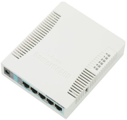 Wireless Access Point MikroTik RB951G-2HnD, 2.4Ghz AP, 5xGigabit Ethernet, USB, 600MHz CPU, 128MB RAM