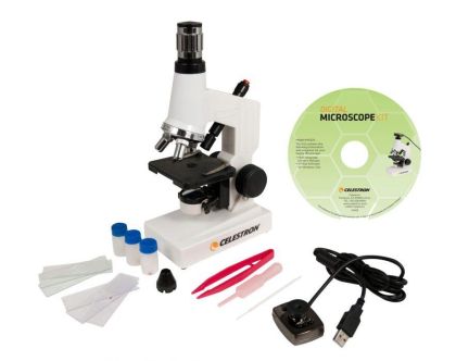 Дигитален микроскоп CELESTRON в комплект с аскесоари