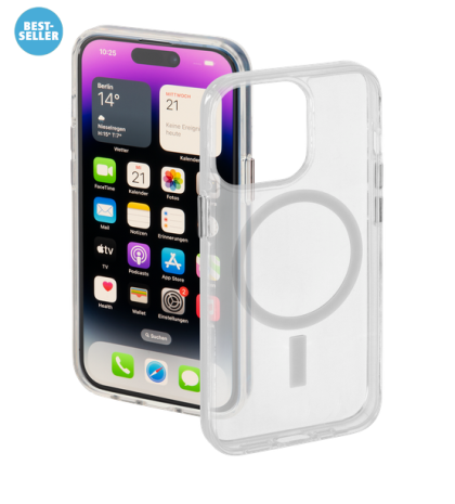 Hama "MagCase Safety" Cover for Apple iPhone 14 Pro Max, transparent