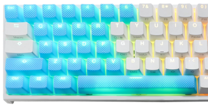 Капачки за механична клавиатура Ducky Blue 31-Keycap Set Rubber Backlit Double-Shot US Layout