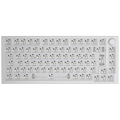 Геймърска механична клавиатура основа Glorious RGB GMMK Pro White Ice TKL ISO-Layout