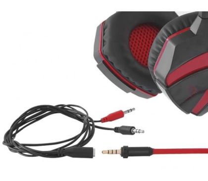 Геймърски слушалки A4TECH Bloody Combat G500, Микрофон, Черно/Червено
