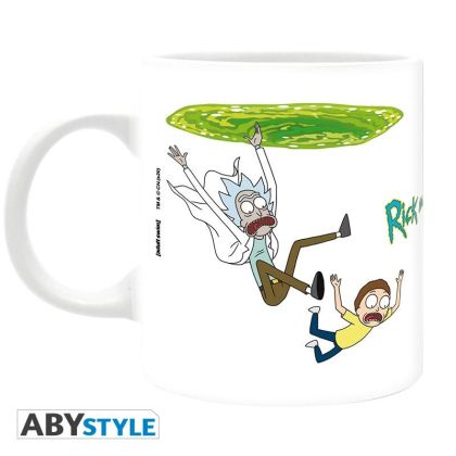 Чаша ABYSTYLE RICK AND MORTY Portal 2, Бял