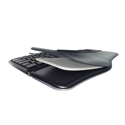 Жична извита клавиатура CHERRY KC 4500 ERGO, черна