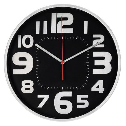 Стенен часовник Hama Emotion, Ниско ниво на шум, 30 см., Сребрист