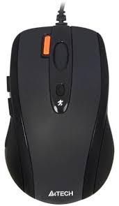 Жична мишка A4Tech N-70FX, V-Track безшумна, PADLESS, USB