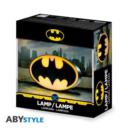 Лампа ABYSTYLE DC COMICS Lamp Batman logo, LED, Черен