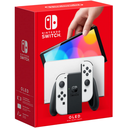 Конзола Nintendo Switch OLED Бял/Сив