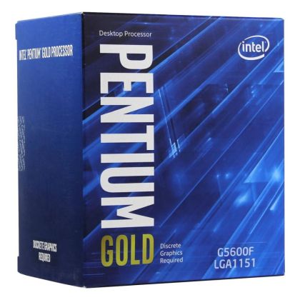 CPU Intel Core Pentium Gold G5600F, 3.9GHz, 4MB, 54W, LGA1151, BOX