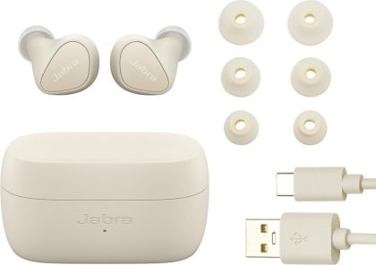 Bluetooth Headset Jabra Elite 4 Light beige