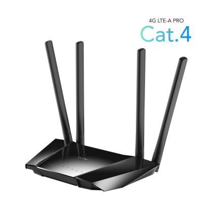 Wireless Router Cudy LT400, 4G LTE, 2.4GHz, 300 Mbps, 10/100