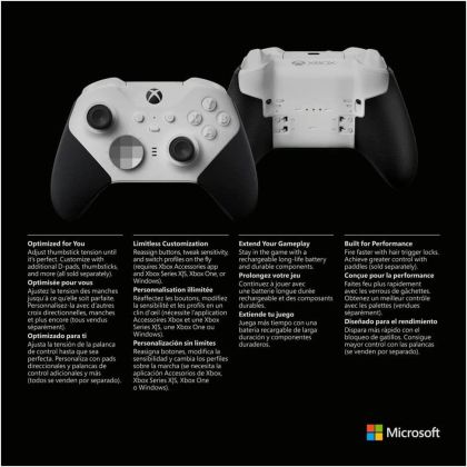 Gamepad Spartan Microsoft, Xbox, Wireless,  Series 2 Core, White