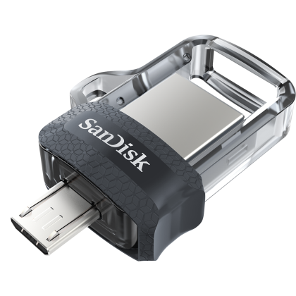 USB stick SanDisk Ultra Dual Drive m3.0, 128GB, OTG, Black