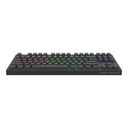 Геймърскa механична клавиатура Dark Project KD87A Black TKL - G3MS Sapphire Switches, RGB, PBT Keycaps