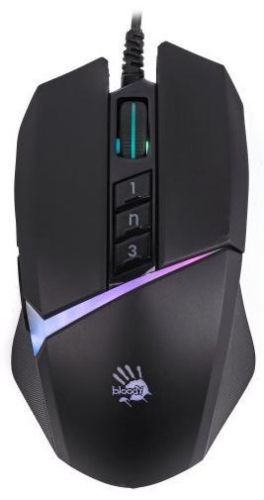 Gaming Mouse Bloody W60 Max Stone, Optical, Wired, USB, RGB, 10000cpi, 8btns
