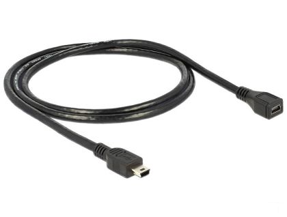 Delock Cable USB 2.0 mini-B Extension male/female 1m