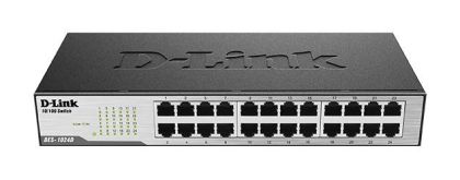 Суич D-Link DES-1024D/E, 24 портов 10/100, Desktop, rack mount