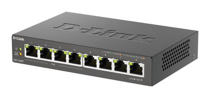 Switch D-Link DGS-1008P, 4x PoE + 4 x standard, 10/100/1000, Gigabit,
