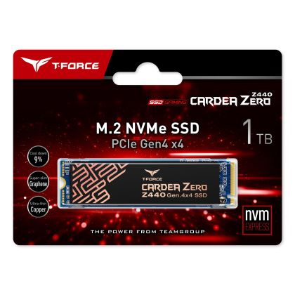 SSD Team Group T-Force Cardea Zero Z440, 1TB, M.2 NVMe PCIe Gen4 x4