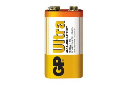 Алкална батерия GP ULTRA 6LF22 /6LR61, 9V,  1бр. shrink 1604U/1604AU