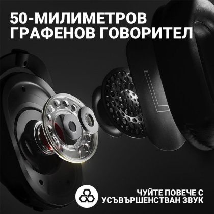 Безжични Геймърски слушалки Logitech PRO X 2 LIGHTSPEED 