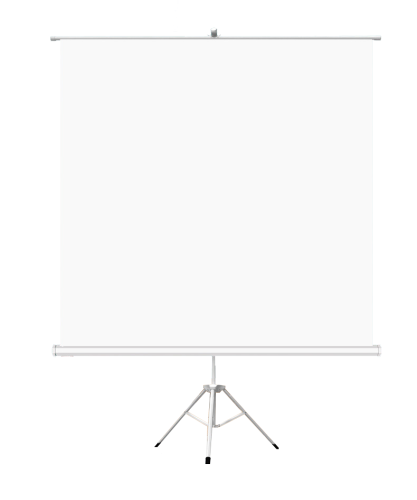 Tripod Projection Screen ESTILLO, 180 x 180, 1:1, White