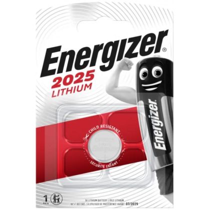 Lithium Button Battery ENERGIZER  CR2025 3V 1pcs in blister 